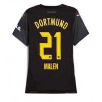 Borussia Dortmund Donyell Malen #21 Vonkajší Ženy futbalový dres 2024-25 Krátky Rukáv